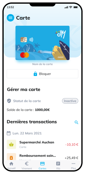 L'application mobile de payment Olky